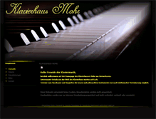 Tablet Screenshot of klavierhausmohr.de